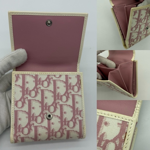 Authentic Dior canvas compact wallet - Picture 8 of 15